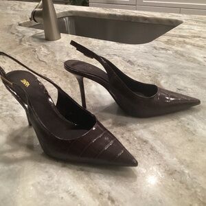 Zara sling back pump